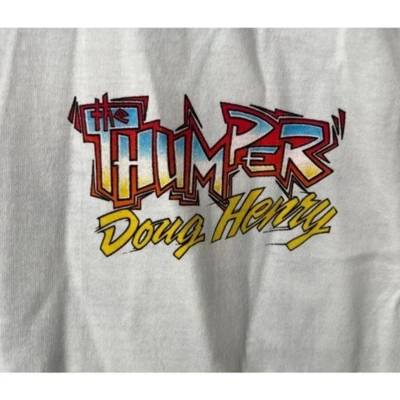 Vintage 1997 Doug Henry Thumper Supercross Shirt Single Stitch - Picture 6 of 8